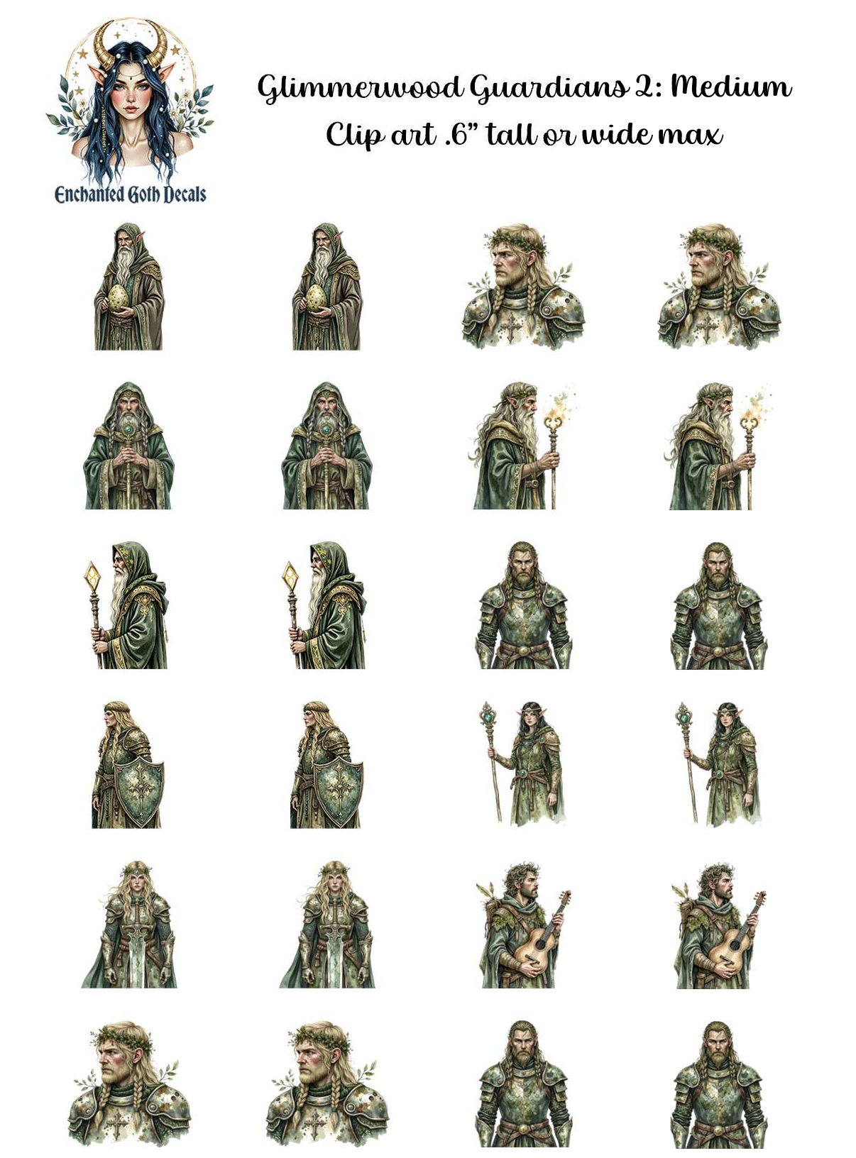 Glimmerwood Guardians 2 - Clipart