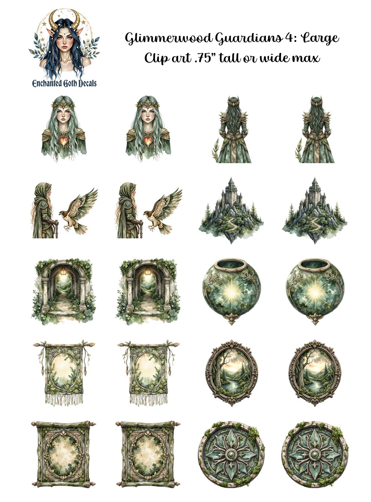 Glimmerwood Guardians 4 - Clipart