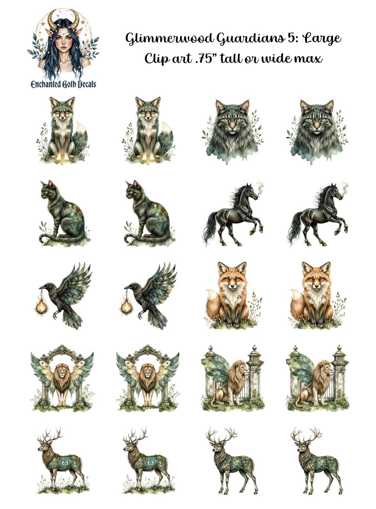 Glimmerwood Guardians 5 - Clipart
