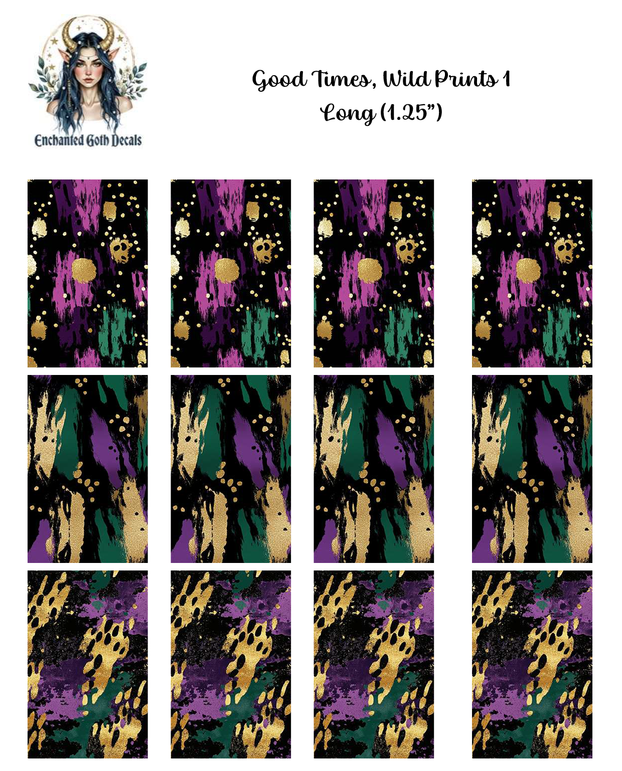 Good Times, Wild Prints 1