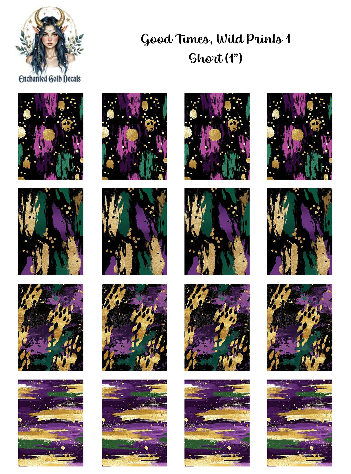 Good Times, Wild Prints 1