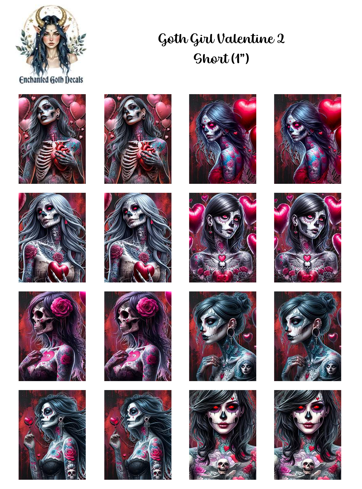 Goth Girl Valentine 2