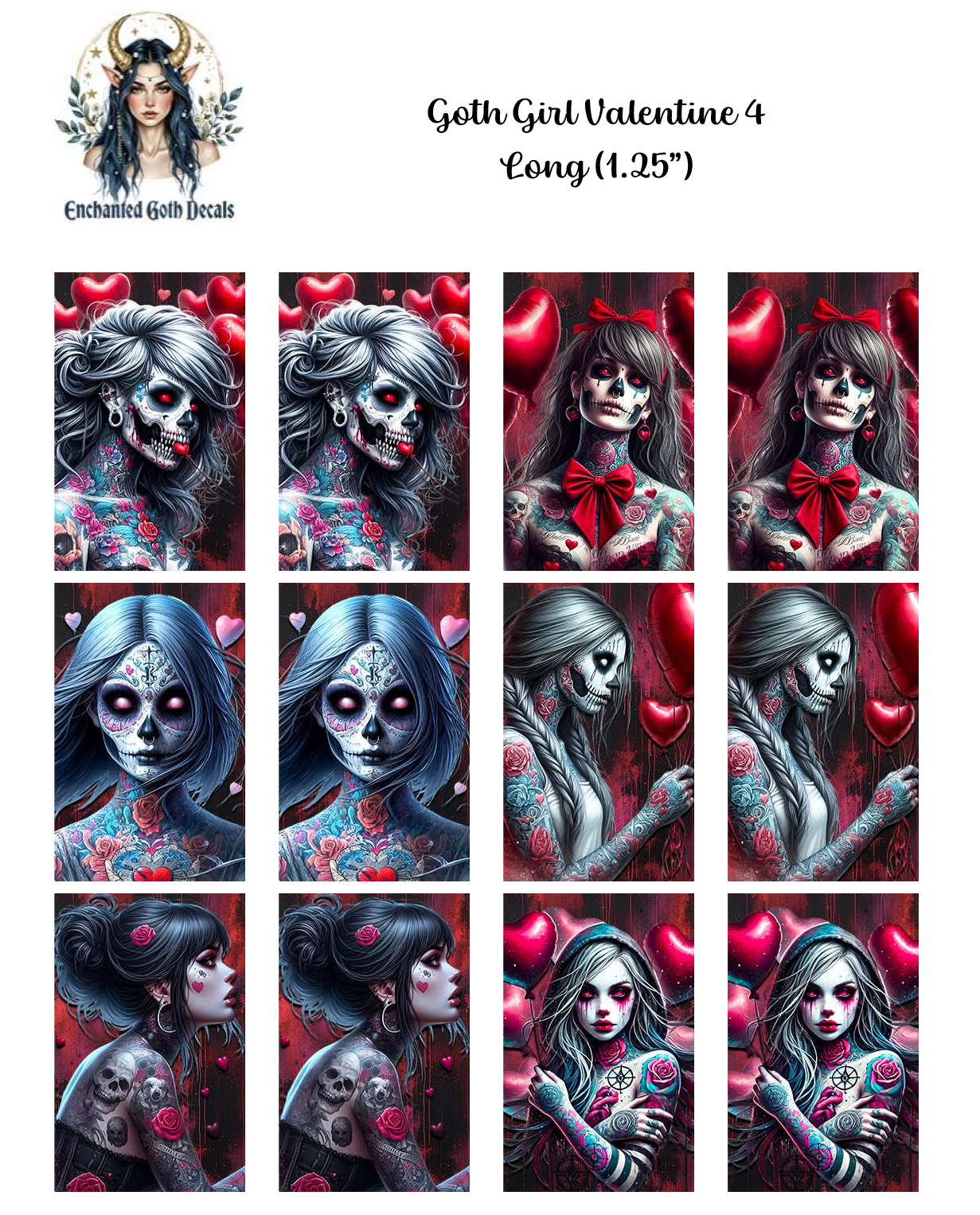 Goth Girl Valentine 4