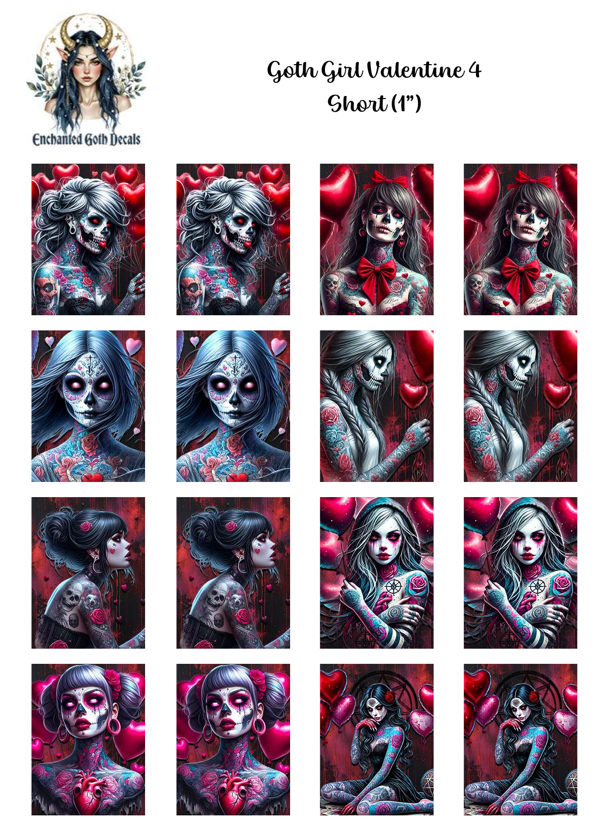 Goth Girl Valentine 4