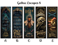 Gothic Escapes Bookmarks: Sheet 8
