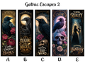 Gothic Escapes Bookmarks: Sheet 2