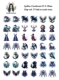 Gothic Creatures V1:2 - Clipart Mini