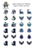 Gothic Creatures V1:4 - Clipart
