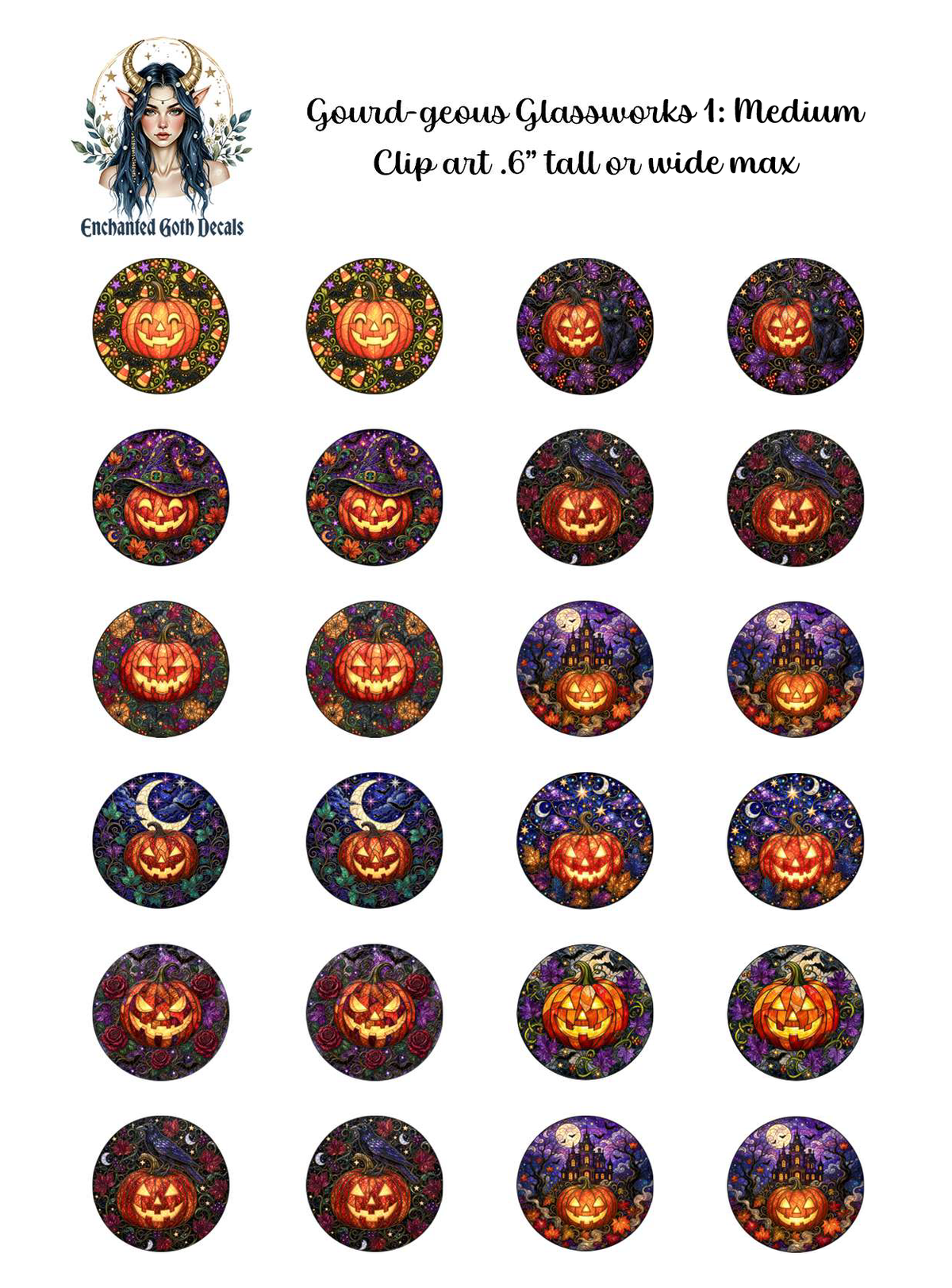 Gourd-geous Glassworks 1 - Clipart