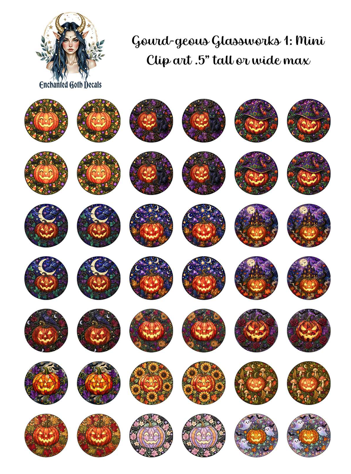Gourd-geous Glassworks 1 - Clipart Mini