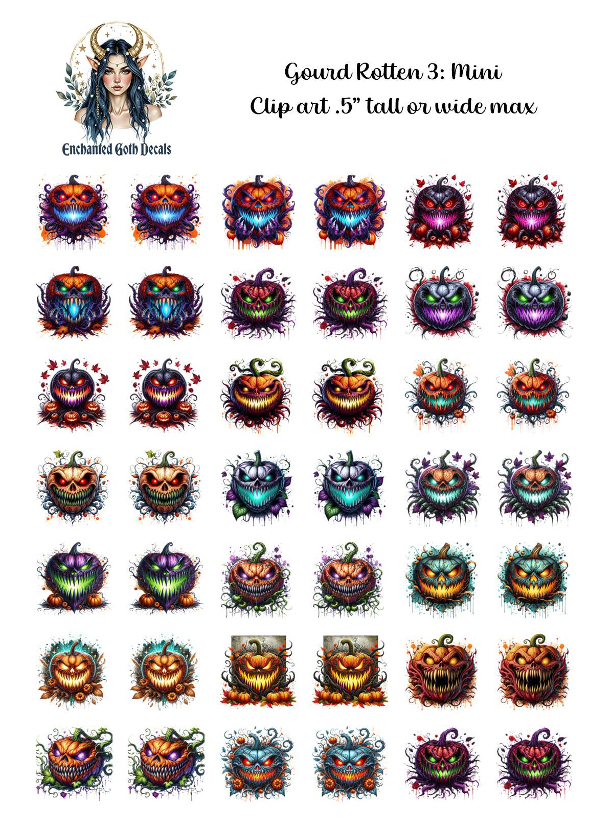 Gourd Rotten 3 - Clipart Mini