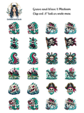 Grave and Wave 1 - Clipart