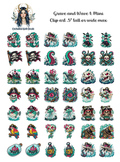 Grave and Wave 1 - Clipart Mini