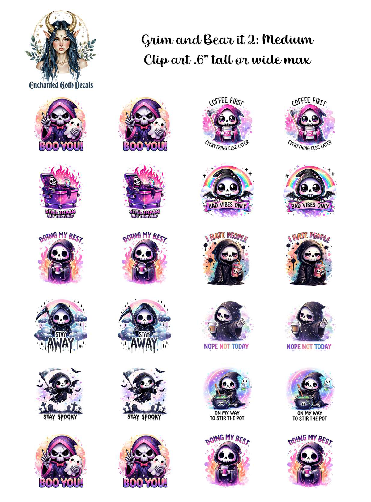Grim and Bear It 2 - Clipart