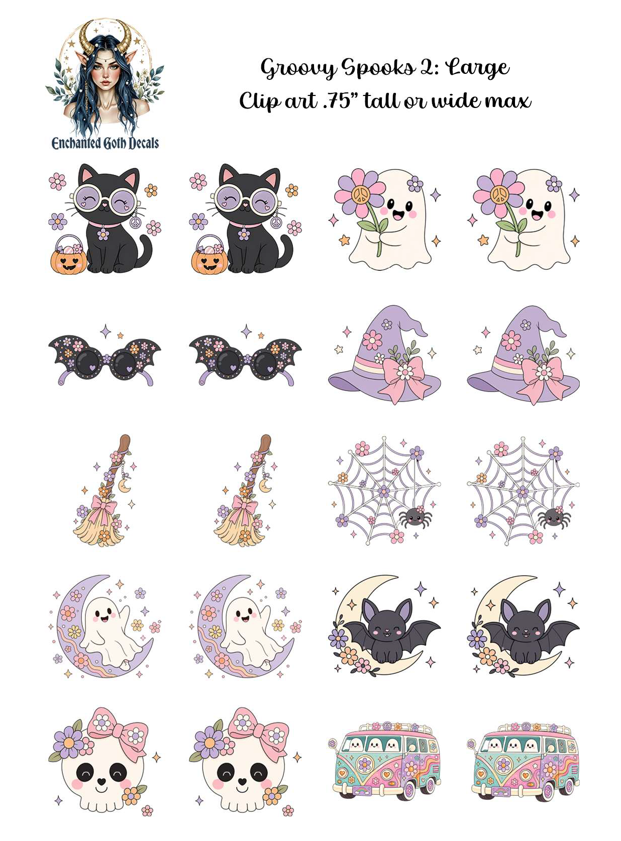 Groovy Spooks 2 - Clipart