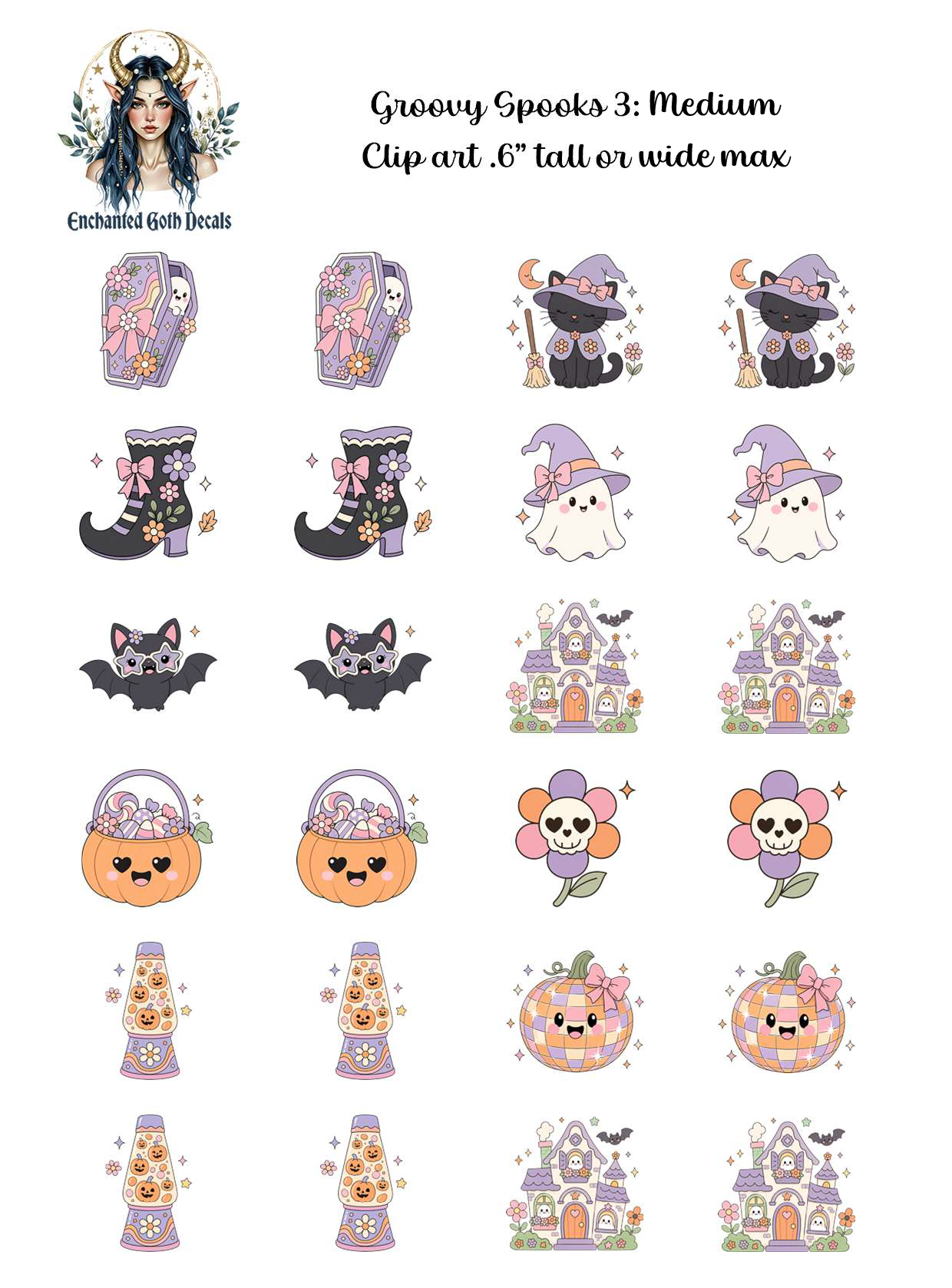 Groovy Spooks 3 - Clipart