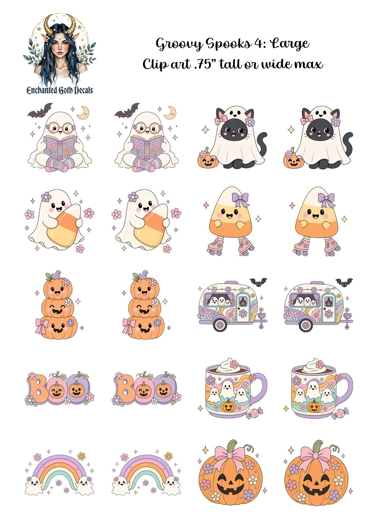 Groovy Spooks 4 - Clipart
