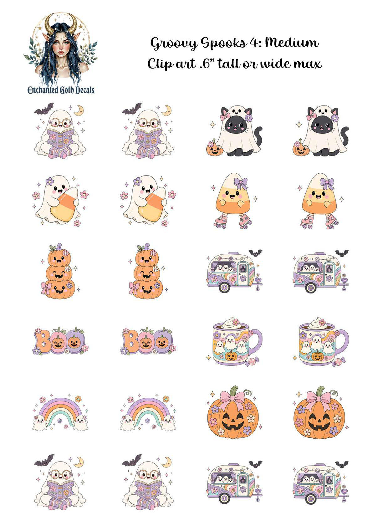 Groovy Spooks 4 - Clipart