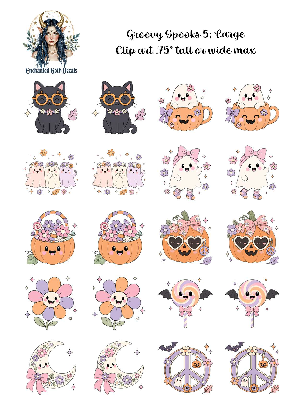 Groovy Spooks 5 - Clipart