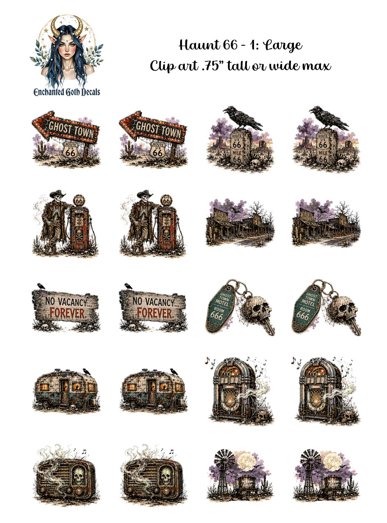 Haunt 66 - 1 - Clipart