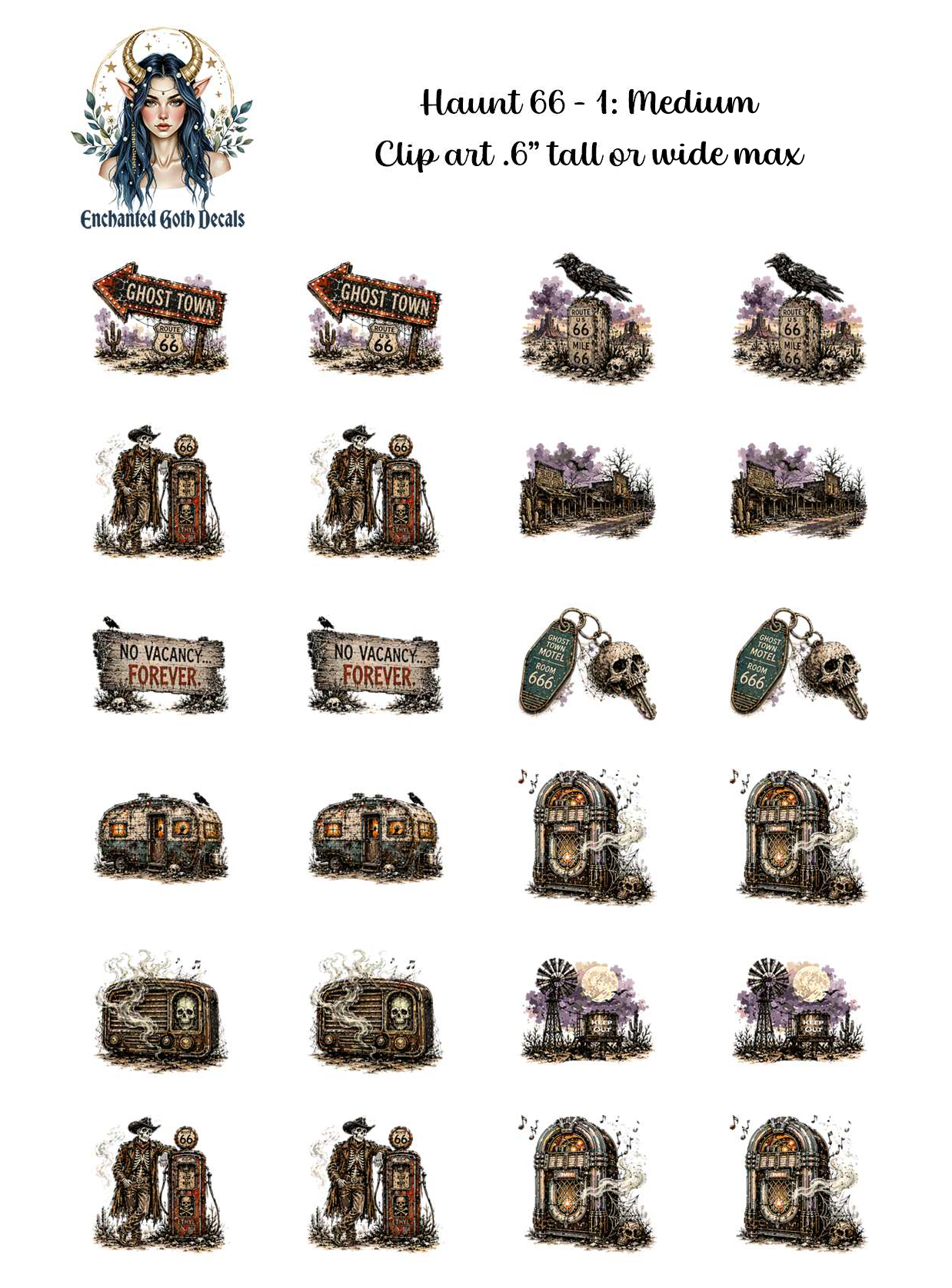 Haunt 66 - 1 - Clipart