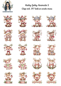 Holly Jolly Animals 2 - Clipart