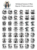 Hot Ghoul Summer 1 - Clipart Mini