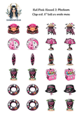Hot Pink Haunt 2 - Clipart