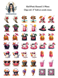 Hot Pink Haunt 3 - Clipart Mini