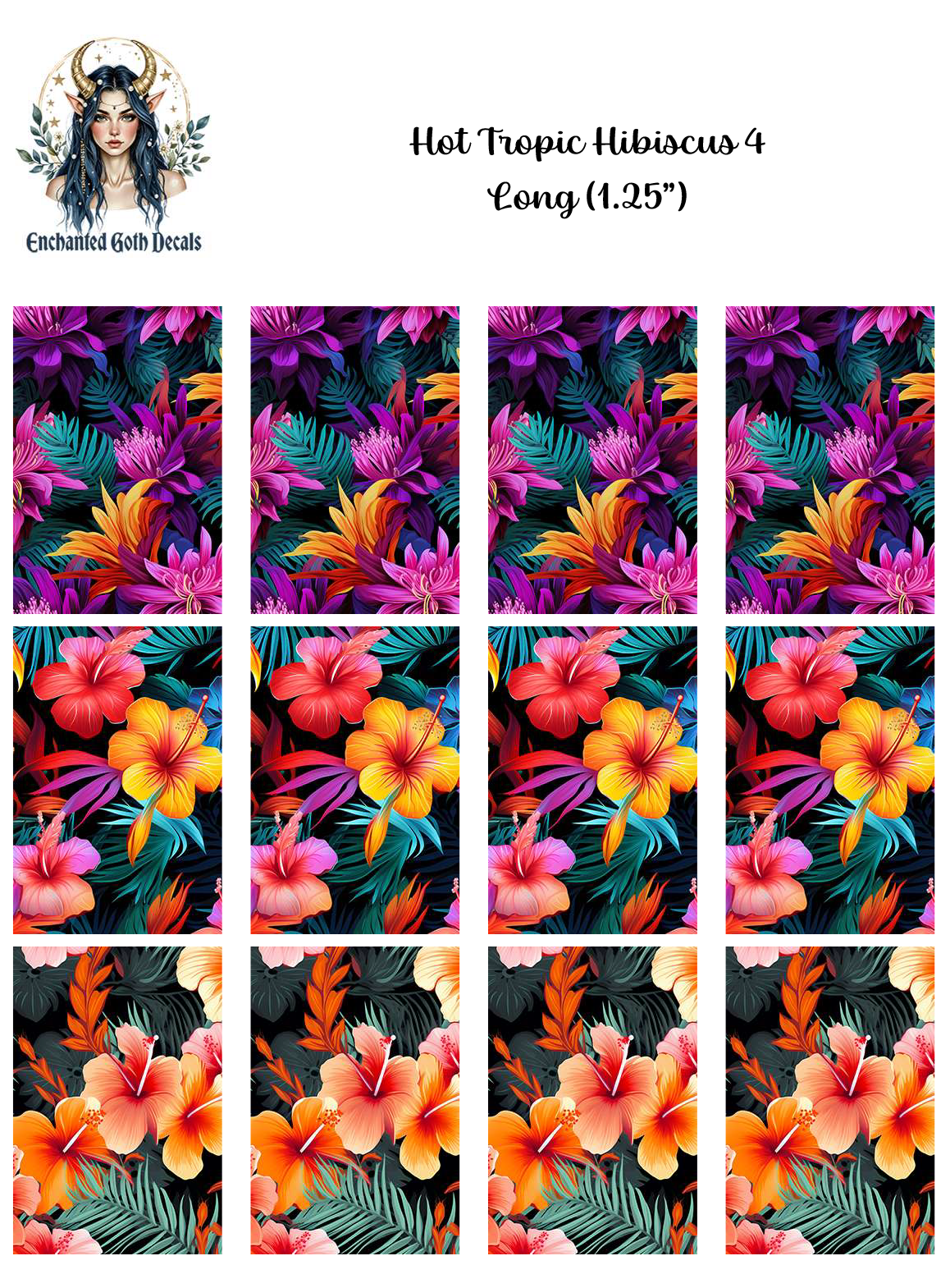 Hot Tropic Hibiscus 4 - Long