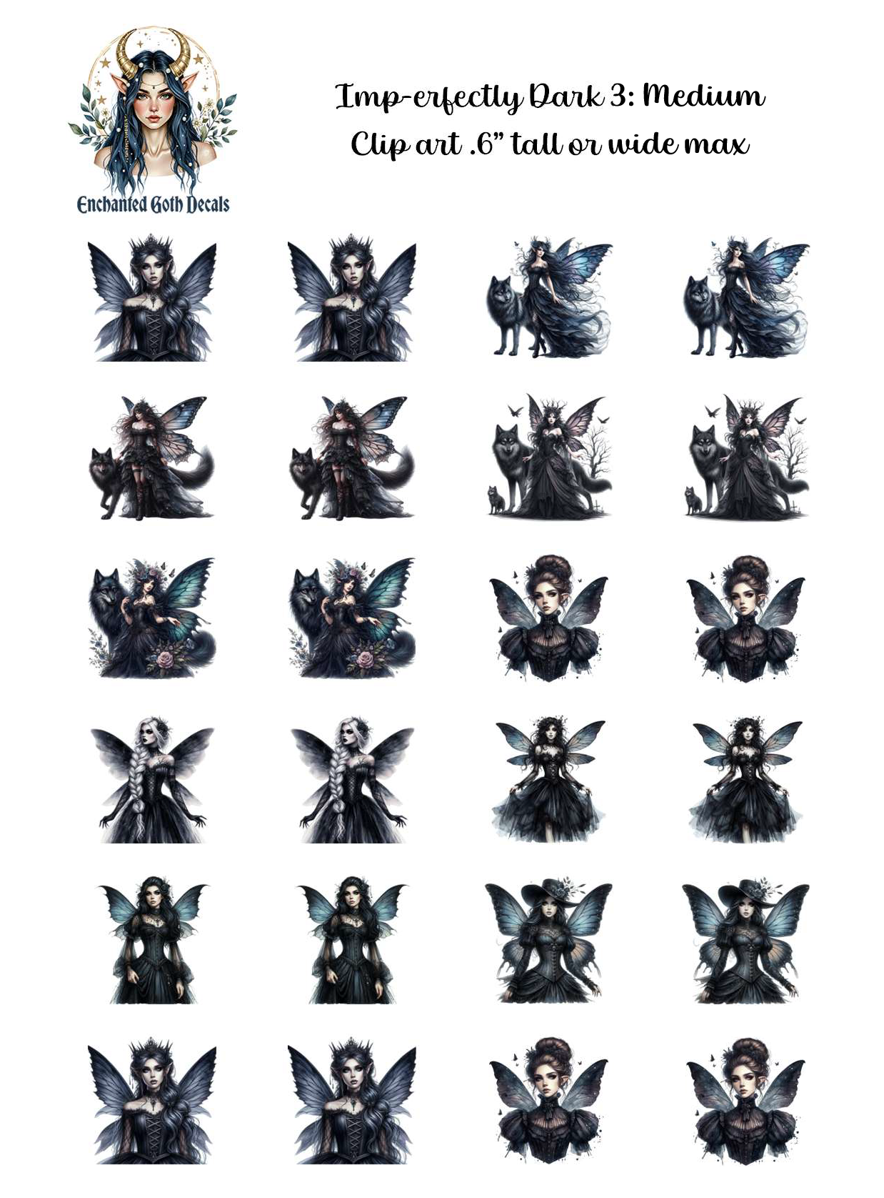 Imp-erfectly Dark 3 - Clipart