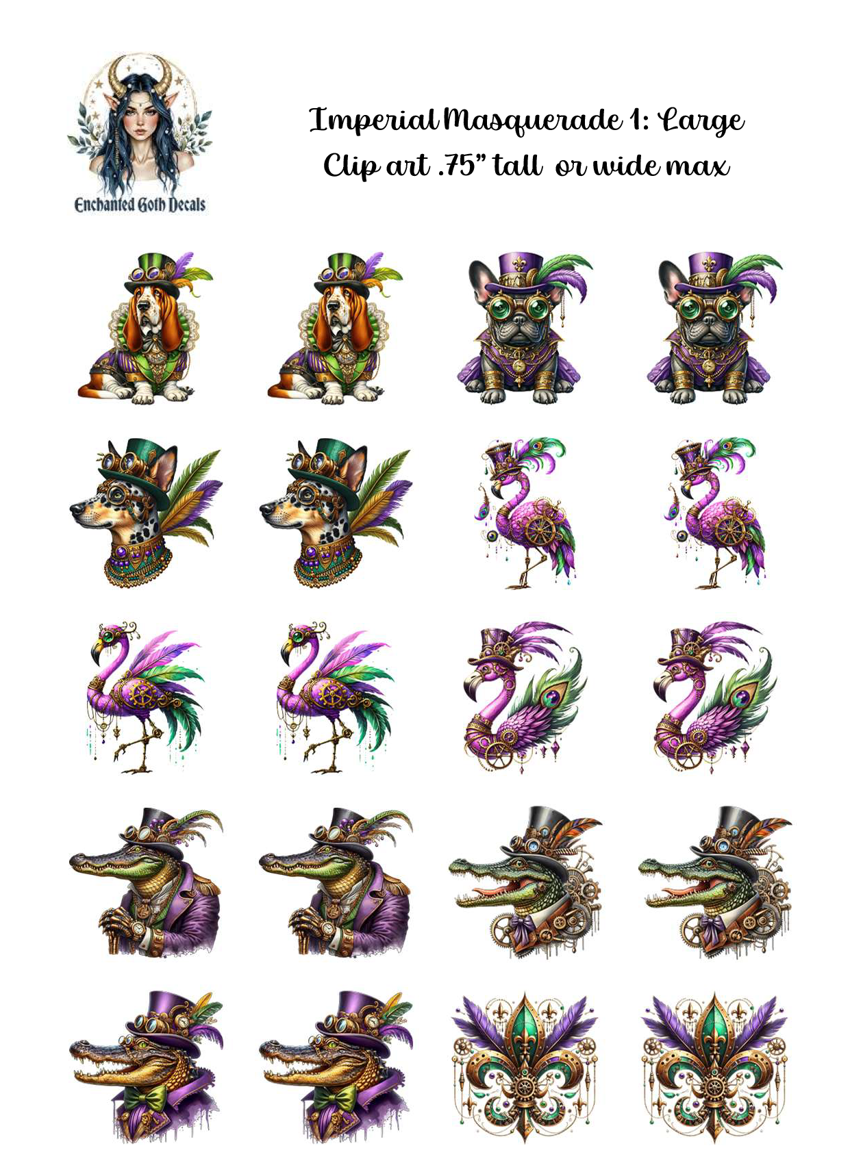 Imperial Masquerade 1 - Clipart