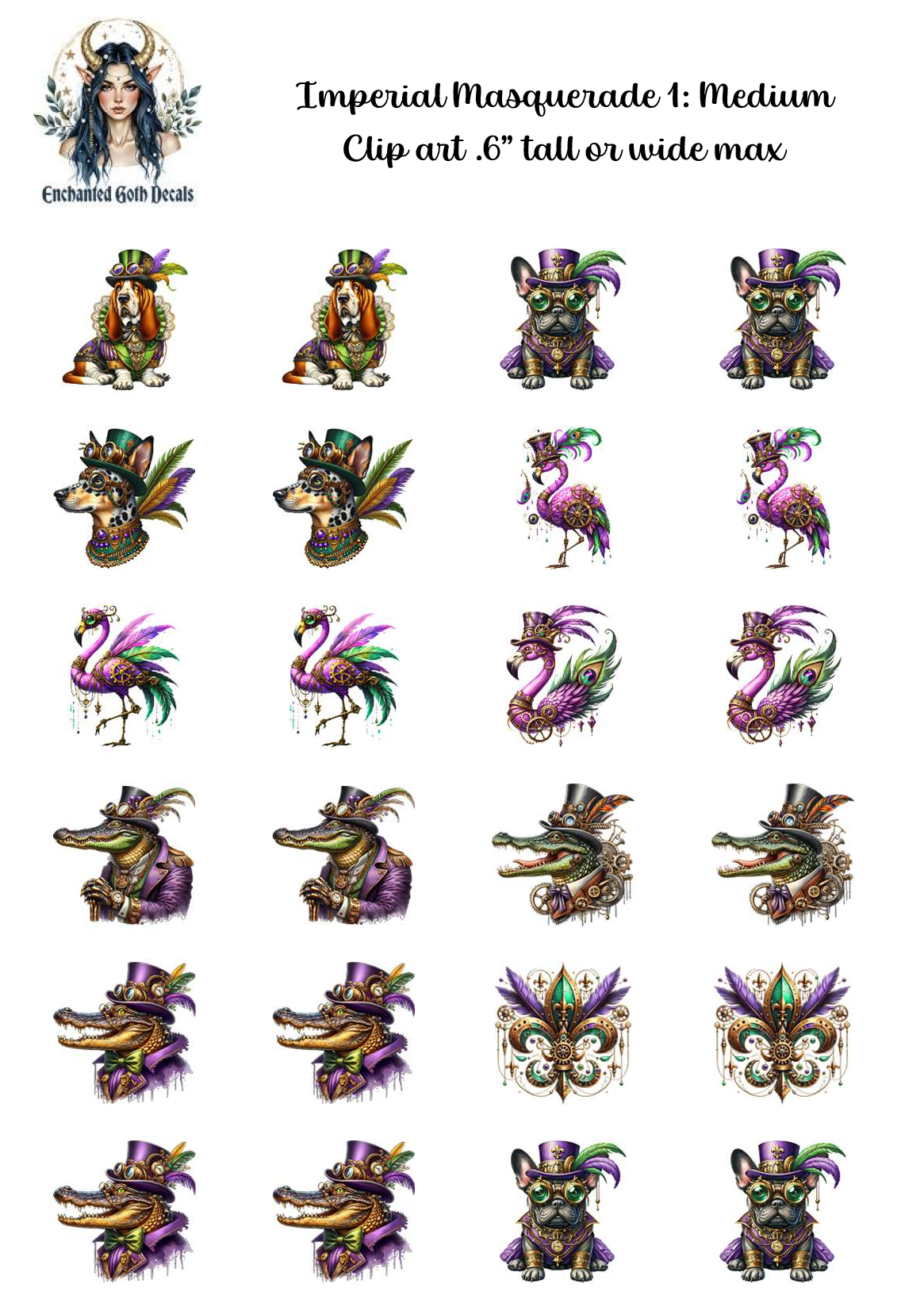 Imperial Masquerade 1 - Clipart