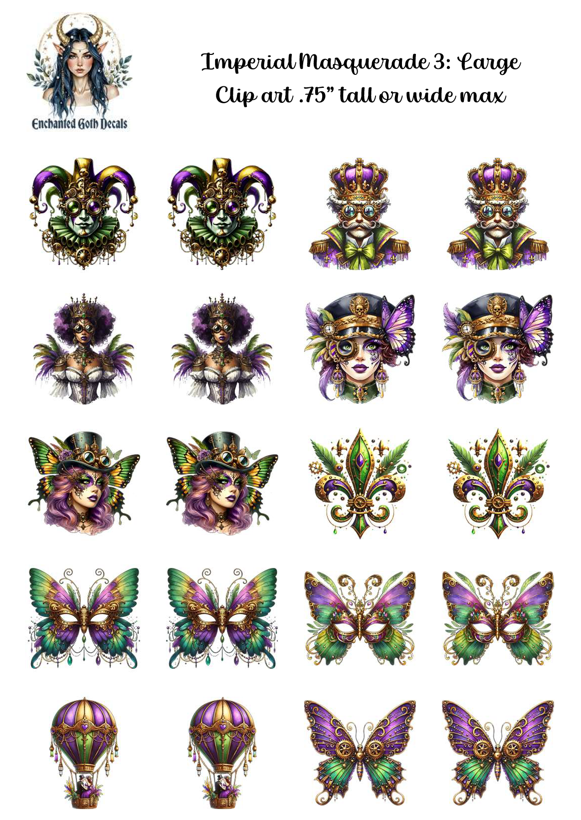 Imperial Masquerade 3 - Clipart