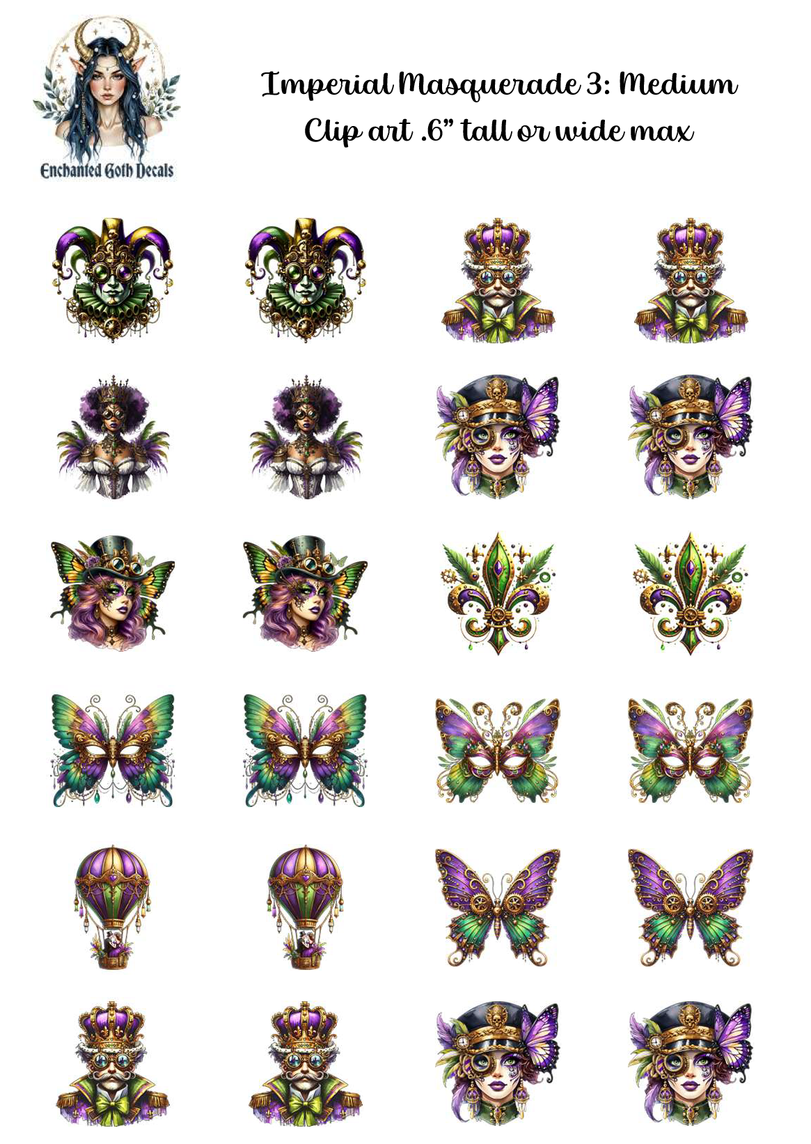 Imperial Masquerade 3 - Clipart