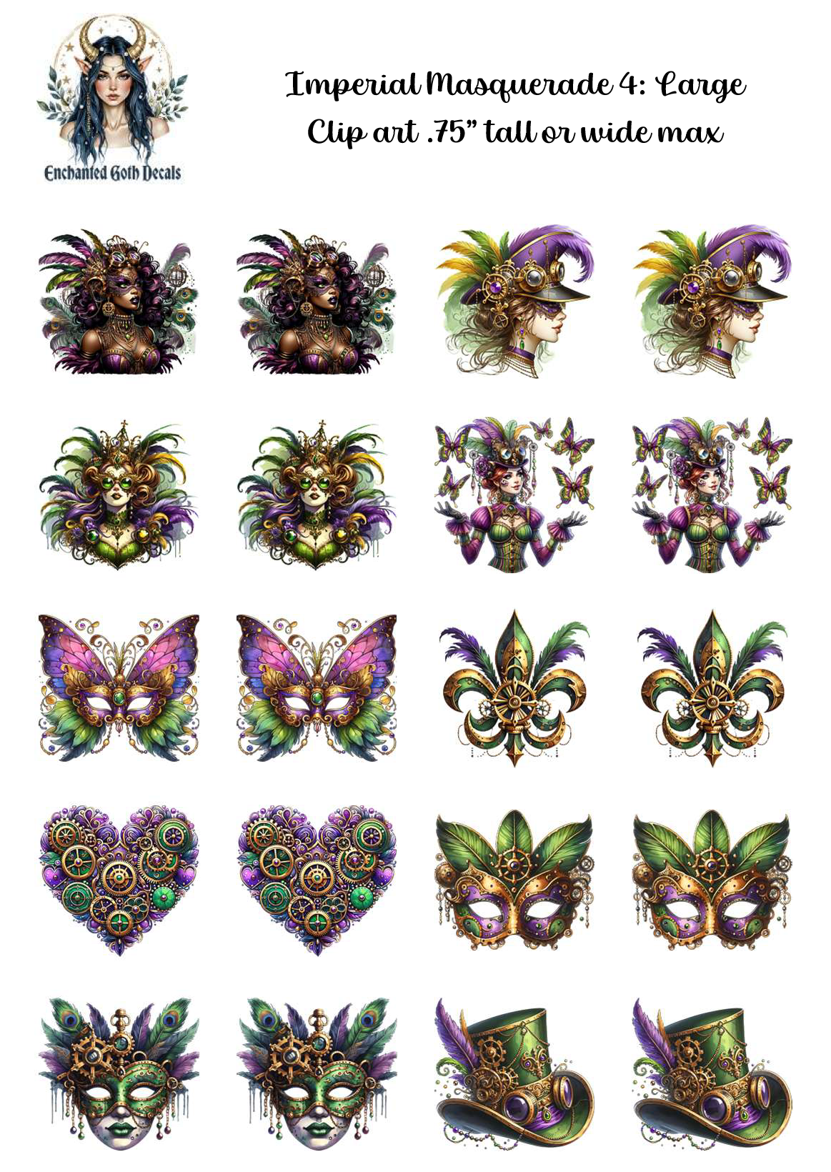 Imperial Masquerade 4- Clipart