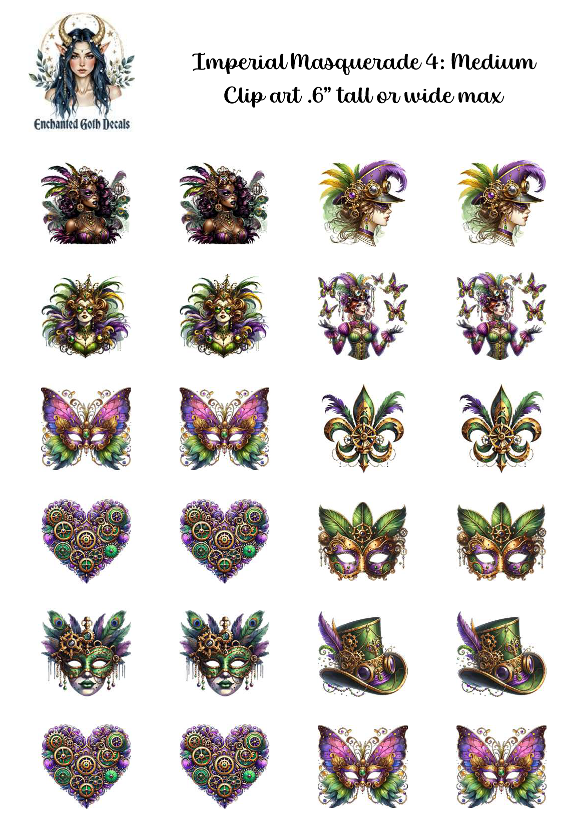 Imperial Masquerade 4- Clipart