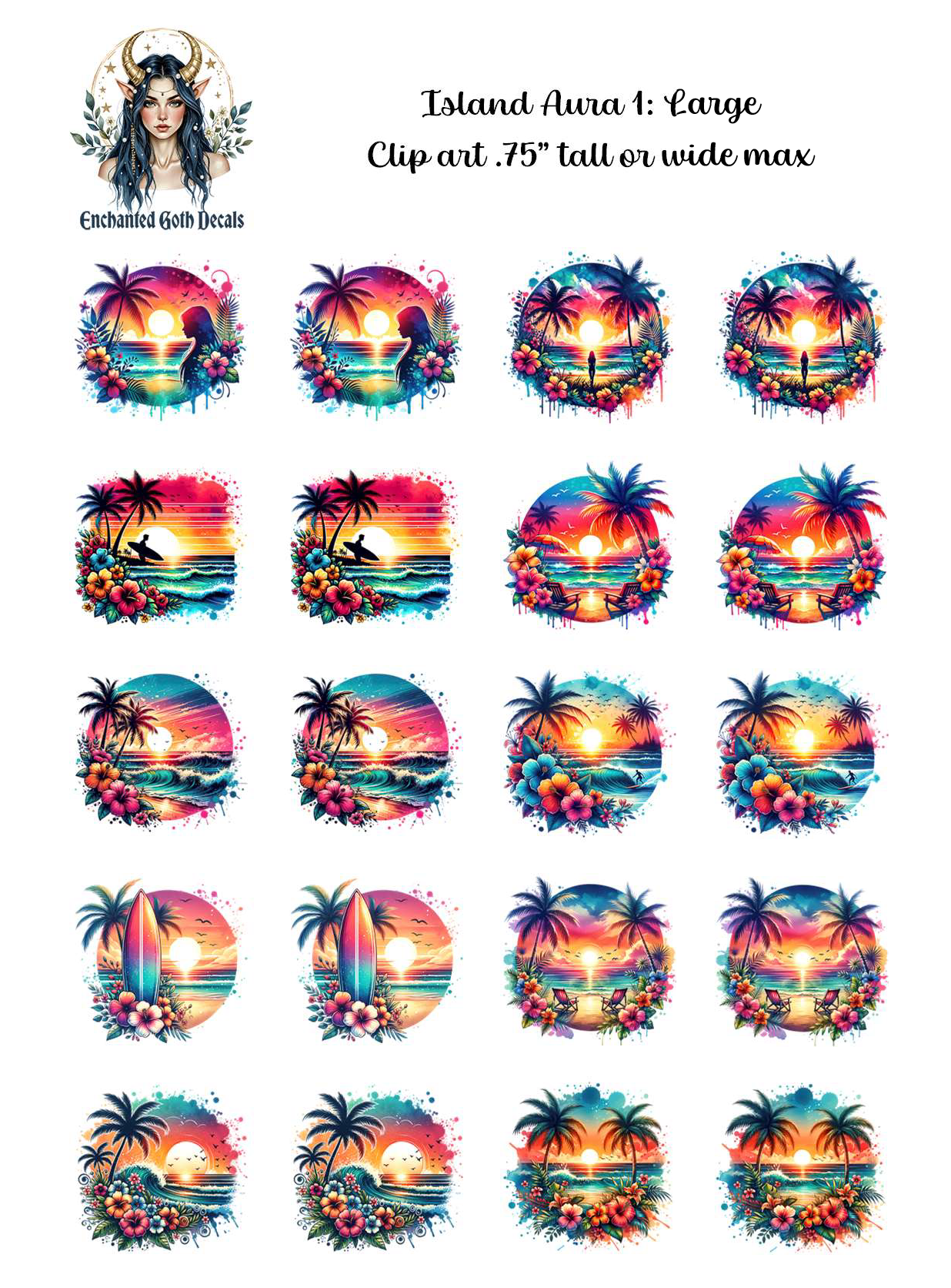 Island Aura 1 - Clipart