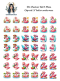 It's Flockin' Hot 1 - Clipart Mini
