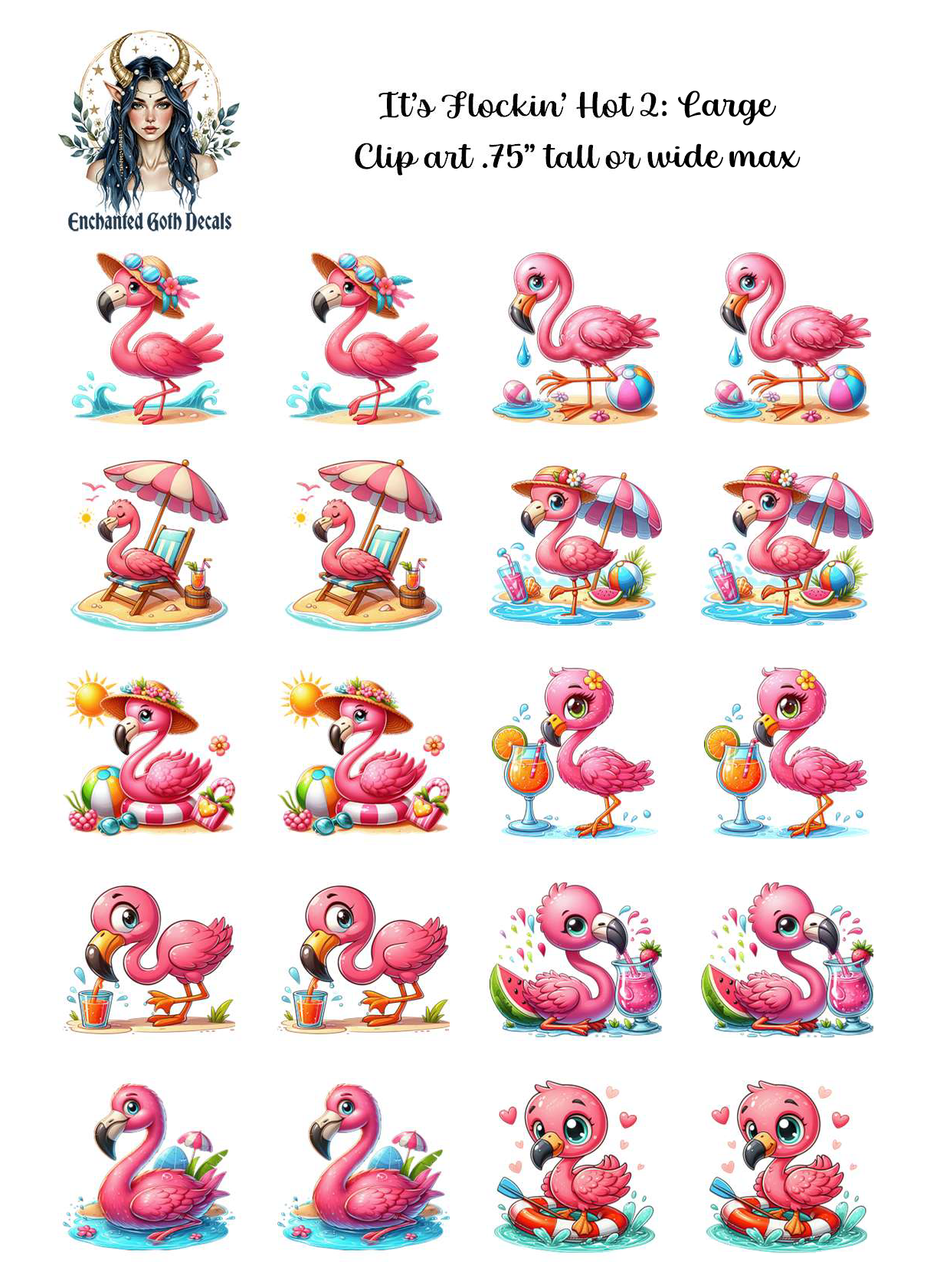 It's Flockin' Hot 2 - Clipart