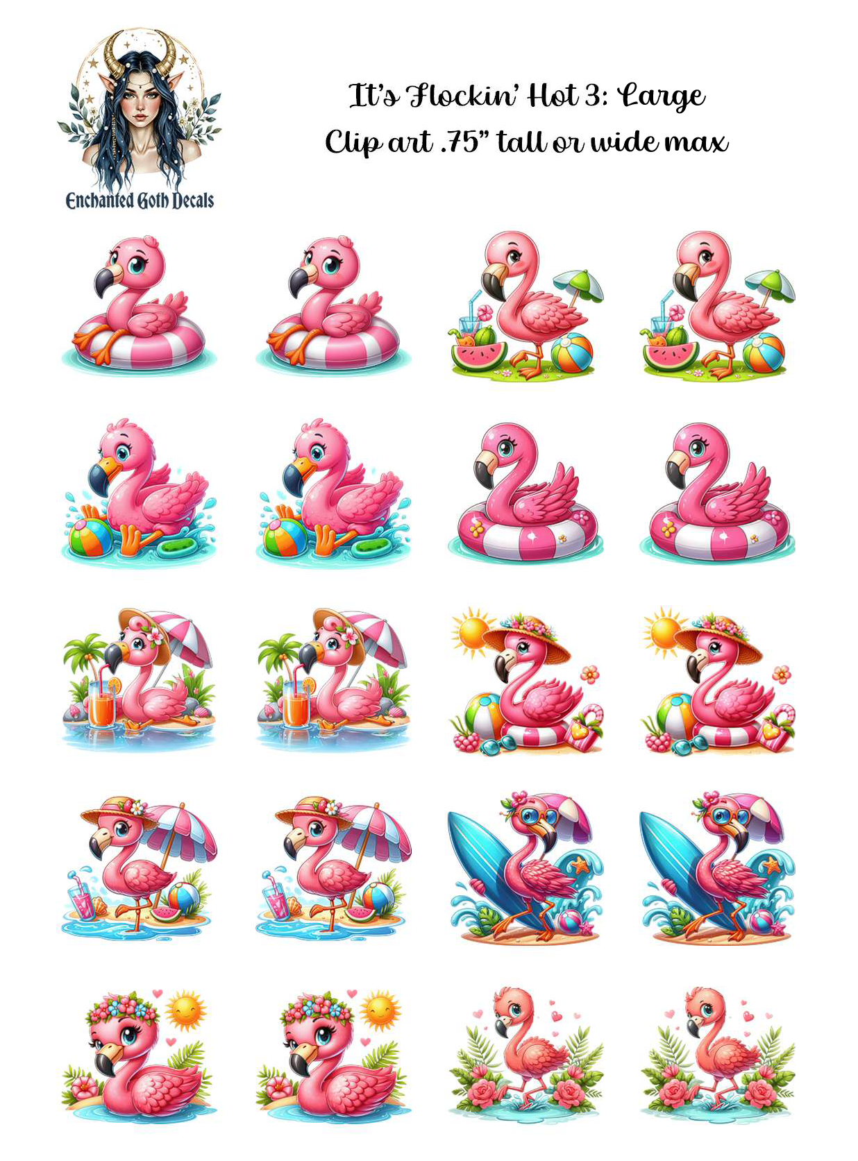 It's Flockin' Hot 3 - Clipart