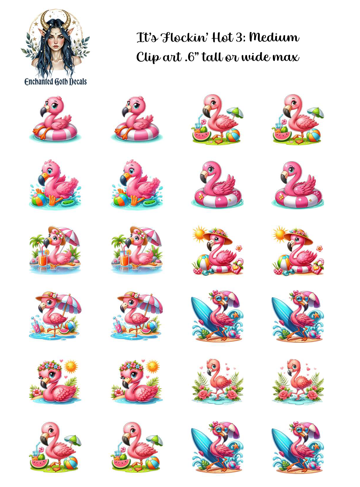 It's Flockin' Hot 3 - Clipart