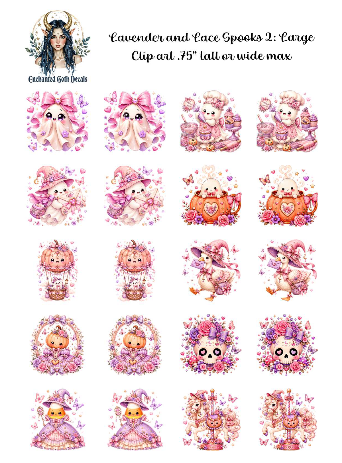 Lavender and Lace Spooks 2 - Clipart