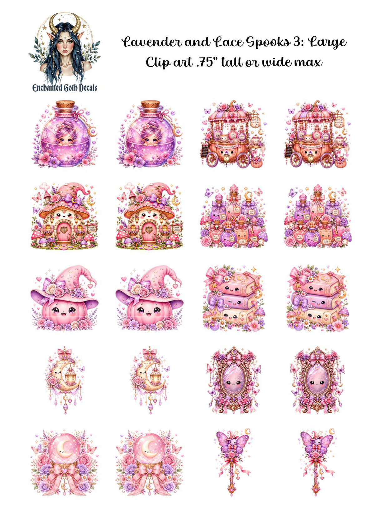 Lavender and Lace Spooks 3 - Clipart