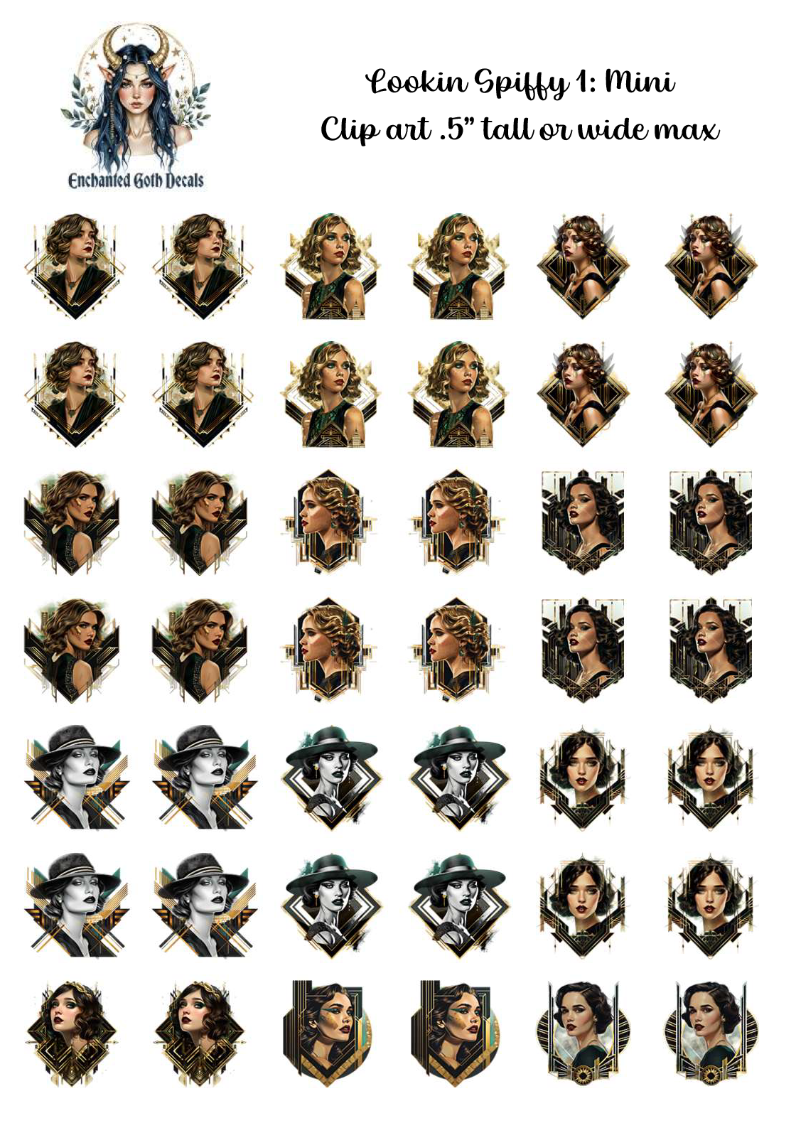 Lookin' Spiffy 1 - Clipart Mini