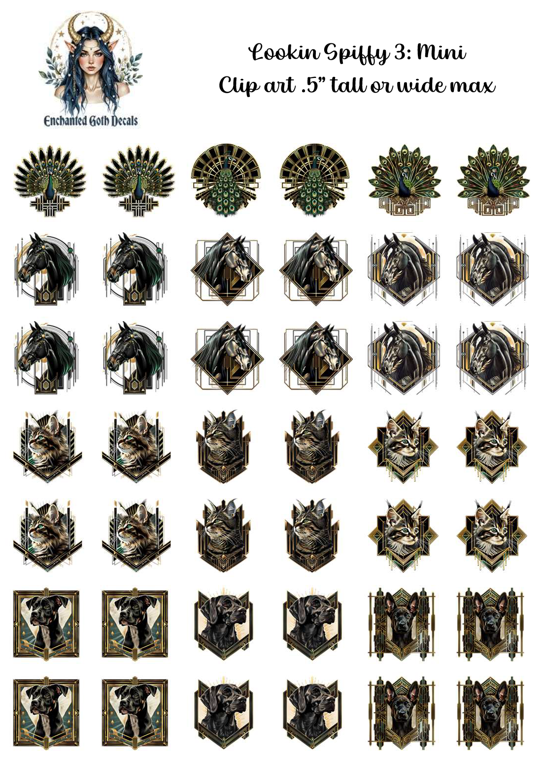 Lookin' Spiffy 3 - Clipart Mini