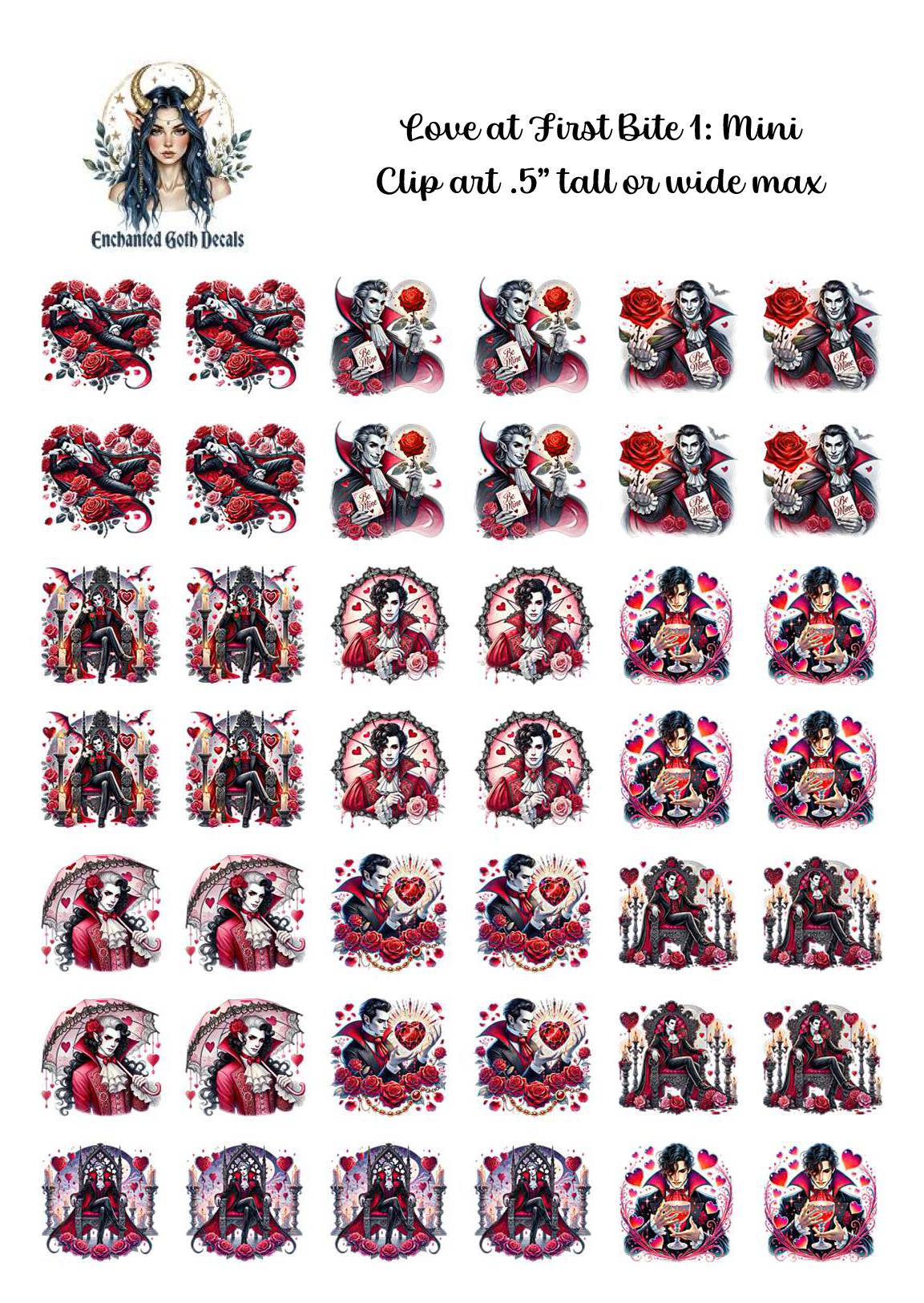 Love at First Bite 1 - Clipart Mini