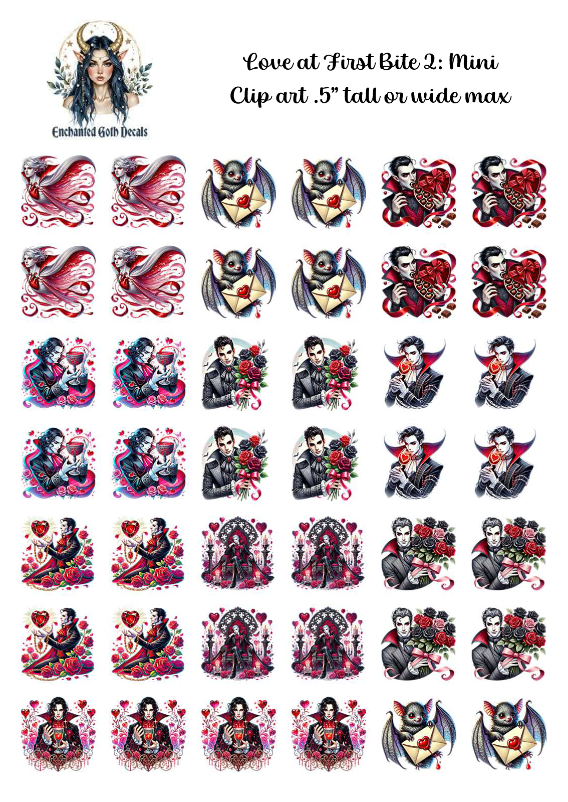 Love at First Bite 2 - Clipart Mini