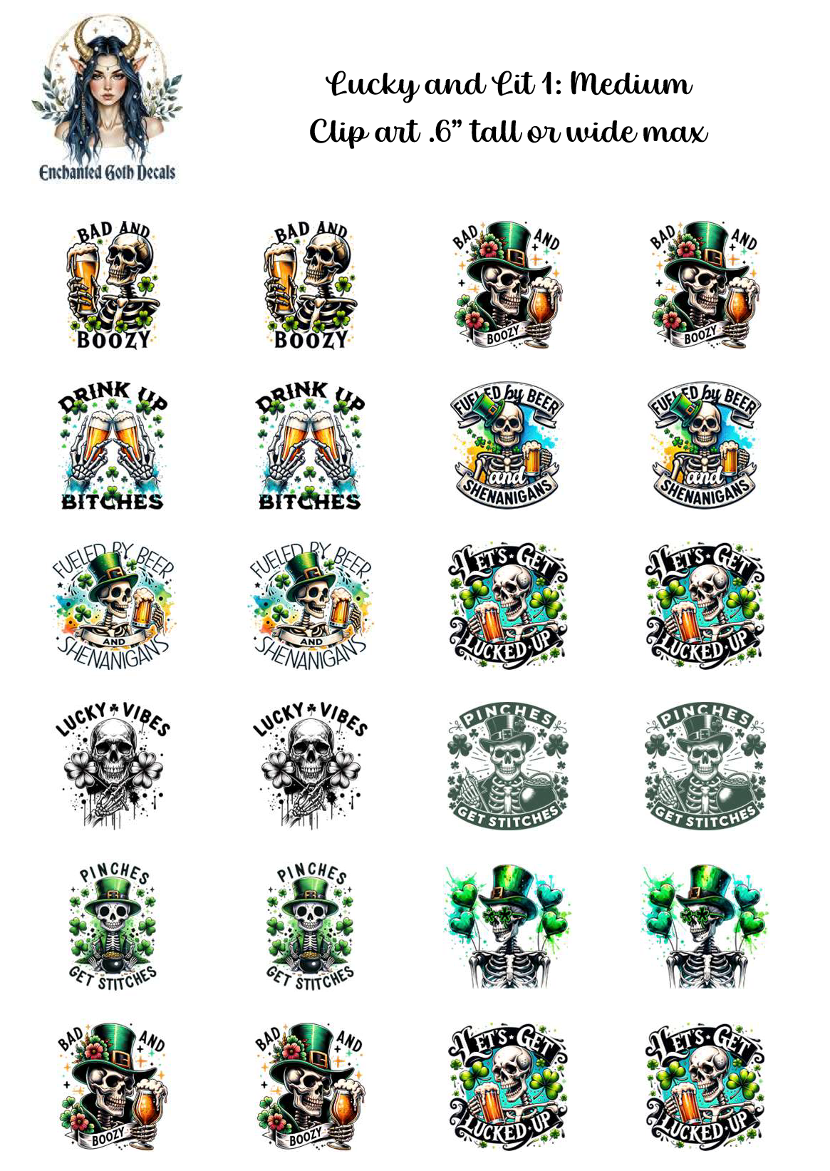 Lucky and Lit 1 - Clipart