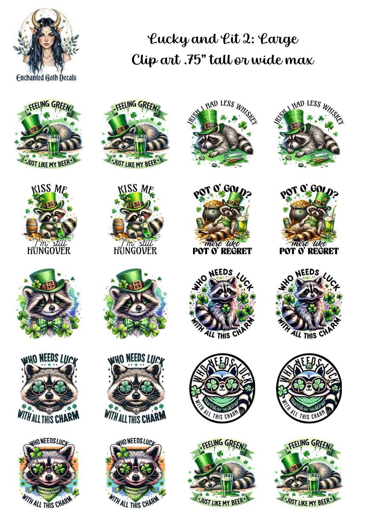 Lucky and Lit 2 - Clipart